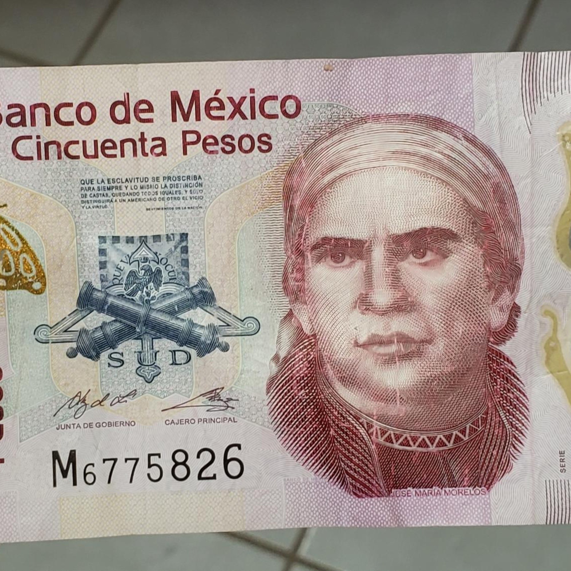 Antiguo BILLETE De 50 Pesos De BENITO JUÁREZ Se Vende 42 OFF